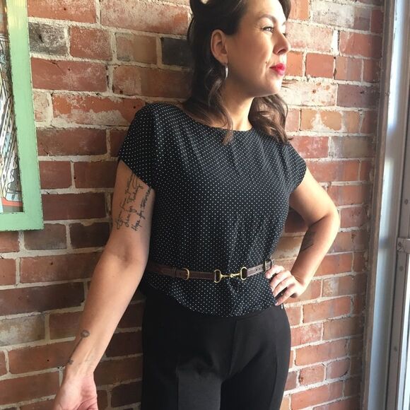 Vintage Polka Dot Top - Picture 7 of 13